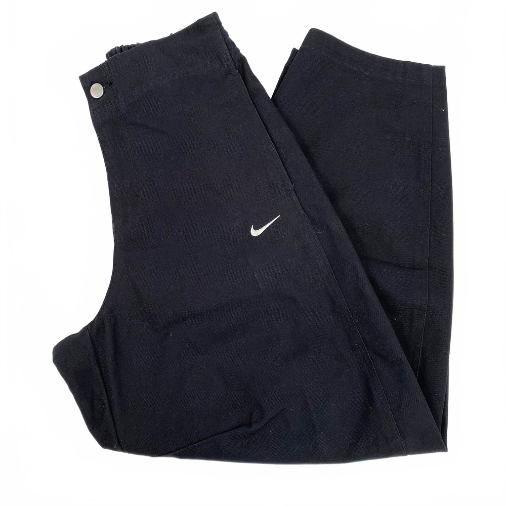Nike Black Barrel Leg Ankle Pants | Womens XS